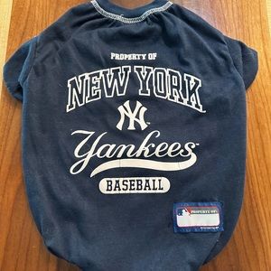 New York Yankees Small Dog Licensed Jersey